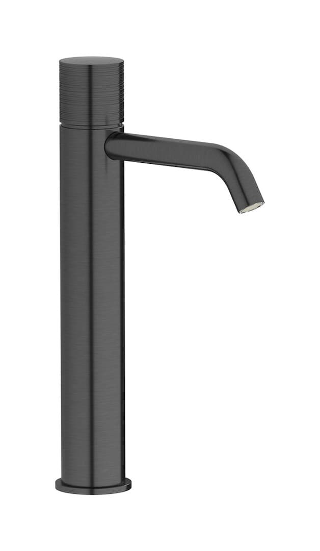 IB Rubinetterie Vinile – Μπαταρία Νιπτήρα Ψηλή – Brushed Black Chrome (VN202CS)