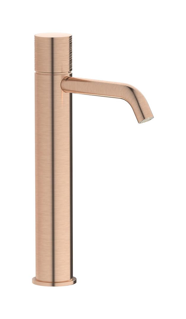 IB Rubinetterie Vinile – Μπαταρία Νιπτήρα Ψηλή – Brushed Rose Gold (VN202SR)