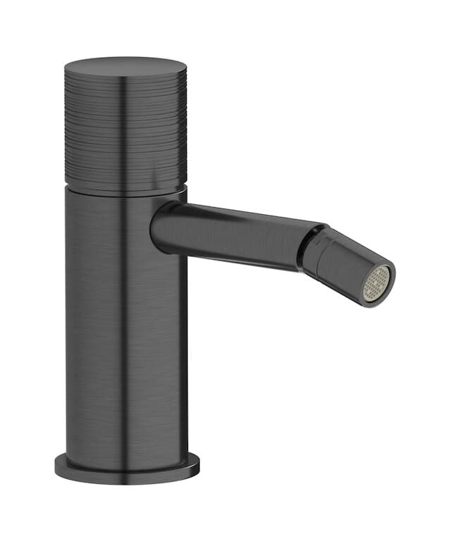 IB Rubinetterie Vinile – Μπαταρία Μπιντέ – Brushed Black Chrome (VN220CS)