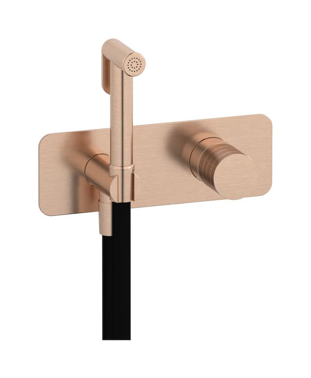 IB Rubinetterie Vinile – Μπαταρία Μπιντέ – Brushed Rose Gold (VN706SR)