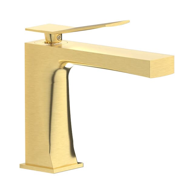 IB Rubinetterie Wave – Μπαταρία Νιπτήρα – Brushed Pale Gold (WA200IS)