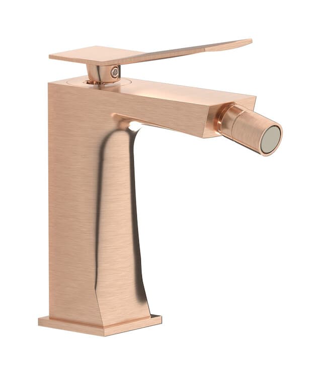 IB Rubinetterie Wave – Μπαταρία Μπιντέ – Brushed Rose Gold (WA220SR)