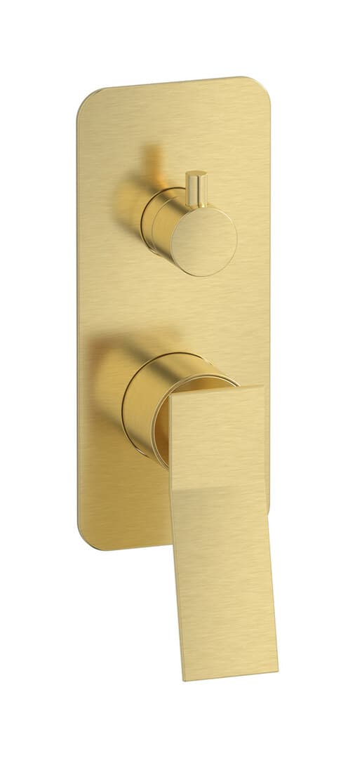 IB Rubinetterie Wave – Μπαταρία Νιπτήρα Τοίχου – Brushed Pale Gold (WA312IS)