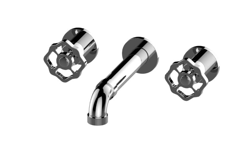 Graff Vintage – Μπαταρία Λουτρού Τοίχου – Three Hole Wall-mounted Tub Filler With 7-1/2" Spout (E-11378-C18B-T)