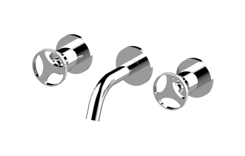 Graff Harley – Μπαταρία Νιπτήρα Τοίχου – Wall-mounted With 14,8cm Spout (E-11430B-C19B-T)