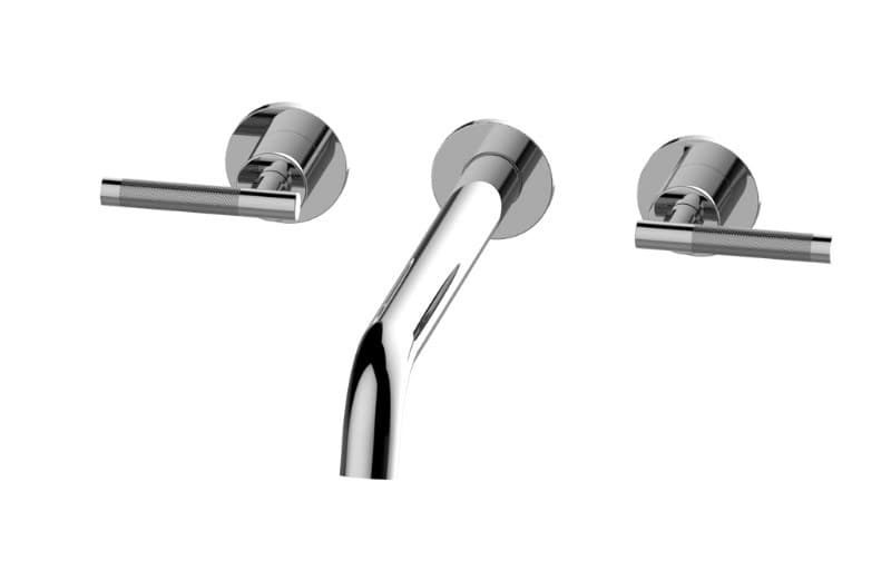 Graff Harley – Μπαταρία Λουτρού Τοίχου – Three Hole Wall-mounted Tub Filler With 12" Spout (E-11472-LM57B-T)
