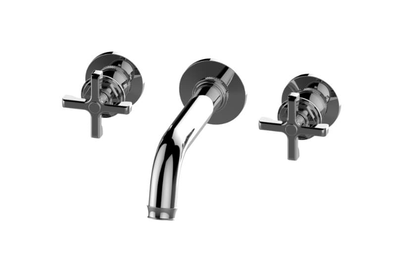 Graff Vignola – Μπαταρία Λουτρού Τοίχου – Three Hole Wall-mounted Tub Filler With 7-3/8" Spout (E-11678-C20B-T)