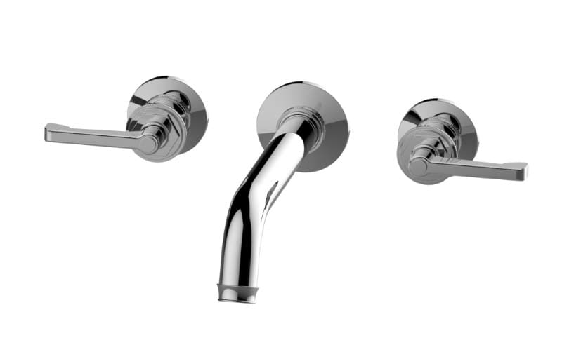Graff Vignola – Μπαταρία Λουτρού Τοίχου – Three Hole Wall-mounted Tub Filler With 9-3/8" Spout (E-11679-LM60B-T)