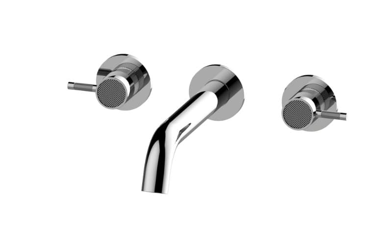 Graff Cameo – Μπαταρία Λουτρού Τοίχου – Three Hole Wall-mounted Tub Filler With 9-3/16" Spout (E-11979-LM69B-T)