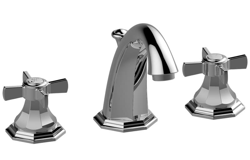 Graff Topaz – Μπαταρία Νιπτήρα – Three-hole With Manual Pop-up Waste (E-1900-C16L)