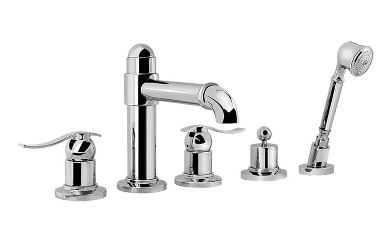 Graff Bali – Μπαταρία Λουτρού Πάγκου – Deck-mounted Bathtub With Hand Shower Set (E-2151-LM20B)