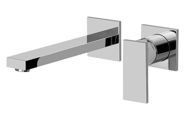Graff Solar – Μπαταρία Νιπτήρα Τοίχου – Wall-mounted With 25cm Spout (E-3736-LM31W-T)
