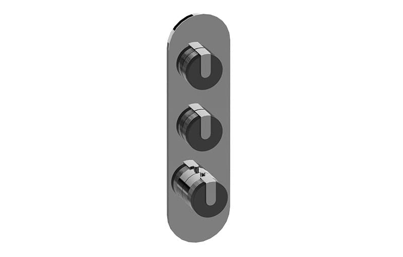 Graff MOD+ – Trim Εντοιχισμού Ντους – M-Series With Three Handles (E-8033-T)