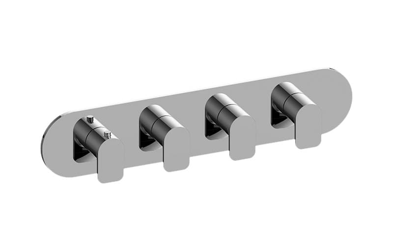 Graff M-Series – Trim Εντοιχισμού Ντους – Valve Horizontal With Four Handles (E-8058H-LM42E0-T)