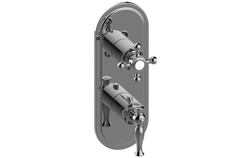 Graff Lauren – Trim Εντοιχισμού Ντους – M-Series With Two Handles (E-8086-LM22C2-T)