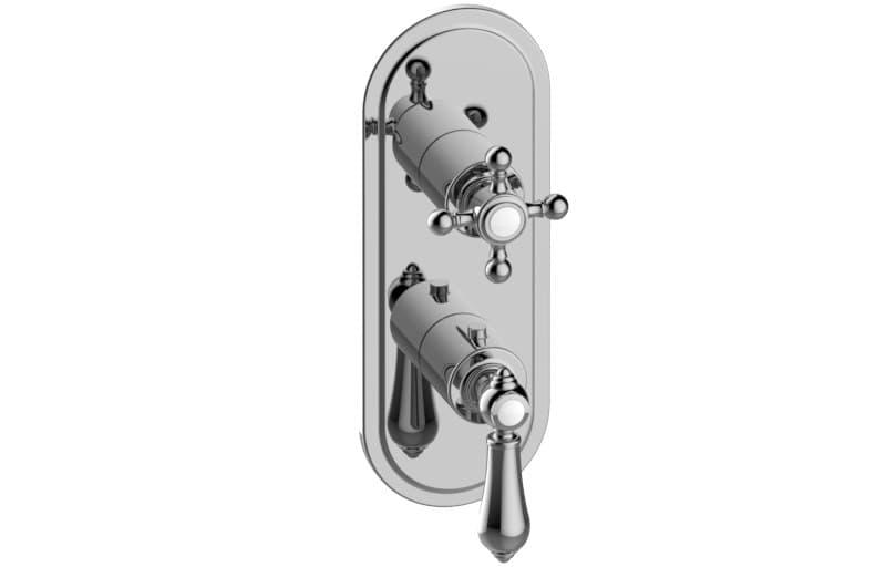Graff Adley – Trim Εντοιχισμού Ντους – M-Series With Two Handles (E-8086-LM34C2-T)