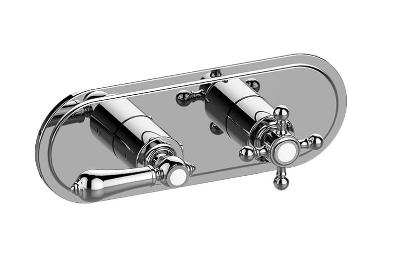 Graff Adley – Trim Εντοιχισμού Ντους – M-Series With Two Handles (E-8086H-LM34C2-T)