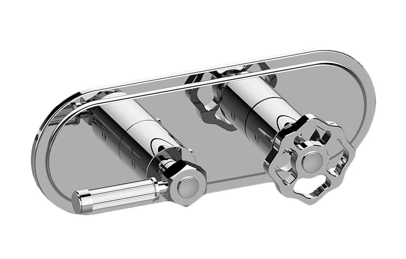 Graff Vintage – Trim Εντοιχισμού Ντους – M-Series With Two Handles (E-8086H-LM56C18-T)