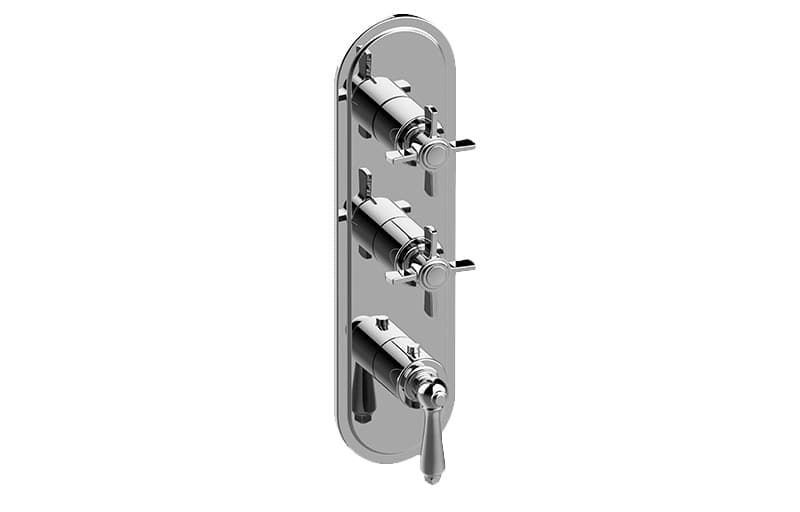 Graff Camden – Trim Εντοιχισμού Ντους – M-Series With Three Handles (E-8087-LM48C16-T)