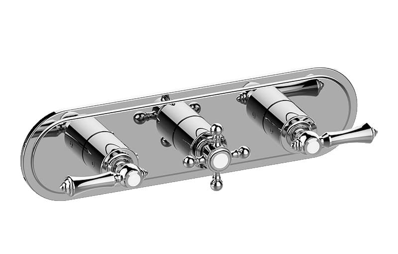 Graff Adley – Trim Εντοιχισμού Ντους – M-Series With Three Handles (E-8087H-ALM15C2-T)