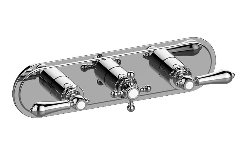 Graff Adley – Trim Εντοιχισμού Ντους – M-Series With Three Handles (E-8087H-ALM34C2-T)