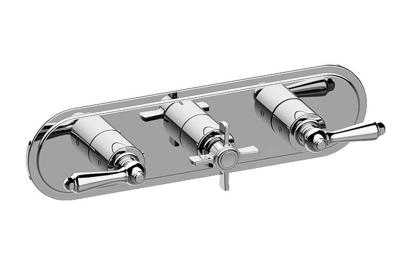 Graff Camden – Trim Εντοιχισμού Ντους – M-Series With Three Handles (E-8087H-ALM48C16-T)