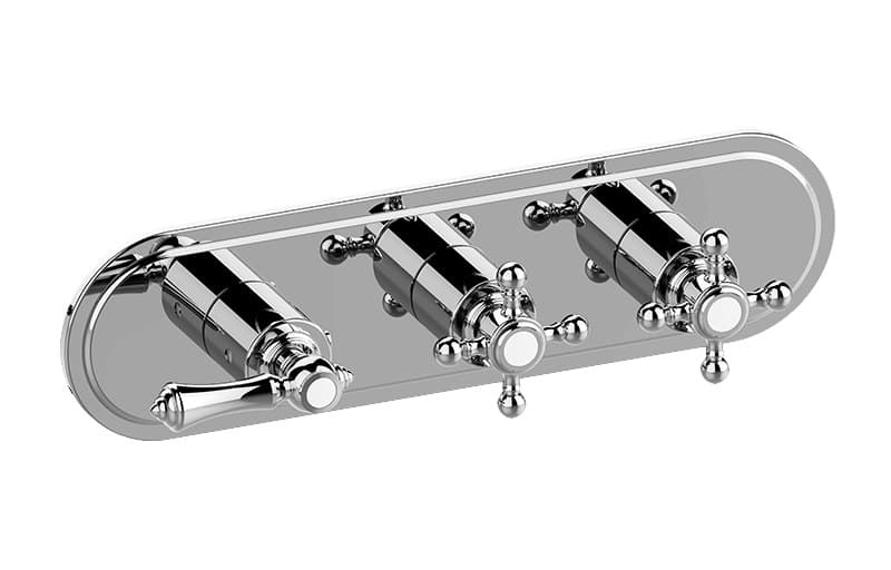 Graff Adley – Trim Εντοιχισμού Ντους – M-Series With Three Handles (E-8087H-LM15C2-T)