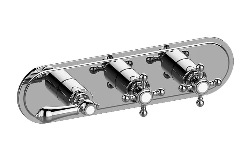 Graff Adley – Trim Εντοιχισμού Ντους – M-Series With Three Handles (E-8087H-LM34C2-T)