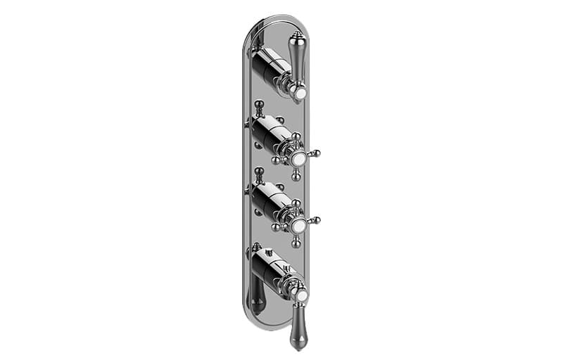Graff Adley – Trim Εντοιχισμού Ντους – M-Series With Four Handles (E-8088-ALM34C2-T)
