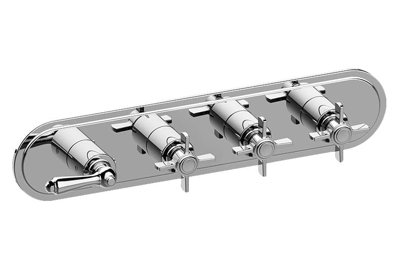 Graff Camden – Trim Εντοιχισμού Ντους – M-Series With Four Handles (E-8088H-LM48C16-T)