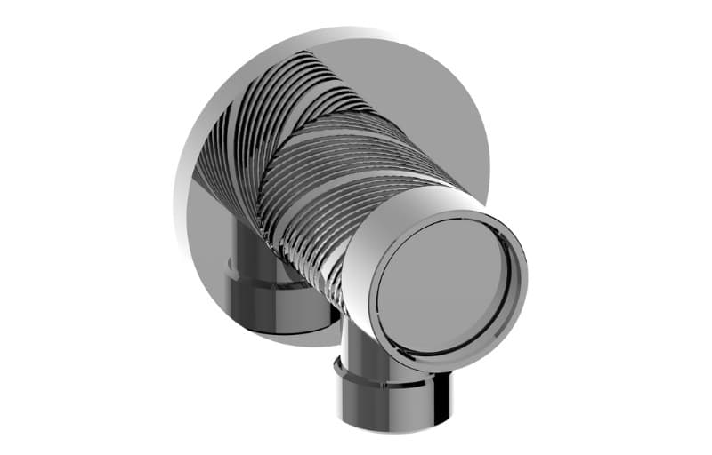 Graff RIVA – Σύστημα Ντους – Contemporary Wall Supply Elbow Oblique Knurled (E-8713CQ)