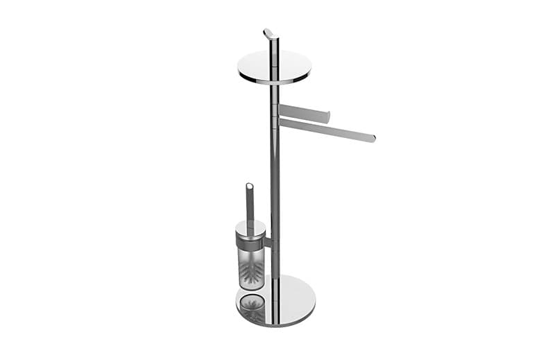 Graff Bali – Πετσετοκρεμάστρα – Free Standing Set With Towel Bar, Toilet Brush And Tissue Holder (E-9155)