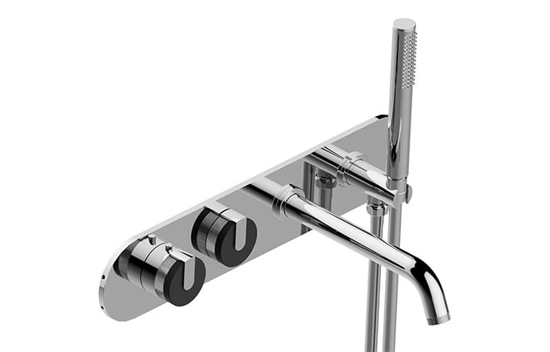 Graff MOD+ – Trim Εντοιχισμού Ντους – Wall-mtd Thermostatic Bath & Shower With Hand Shower Set (EV7.690H-T)