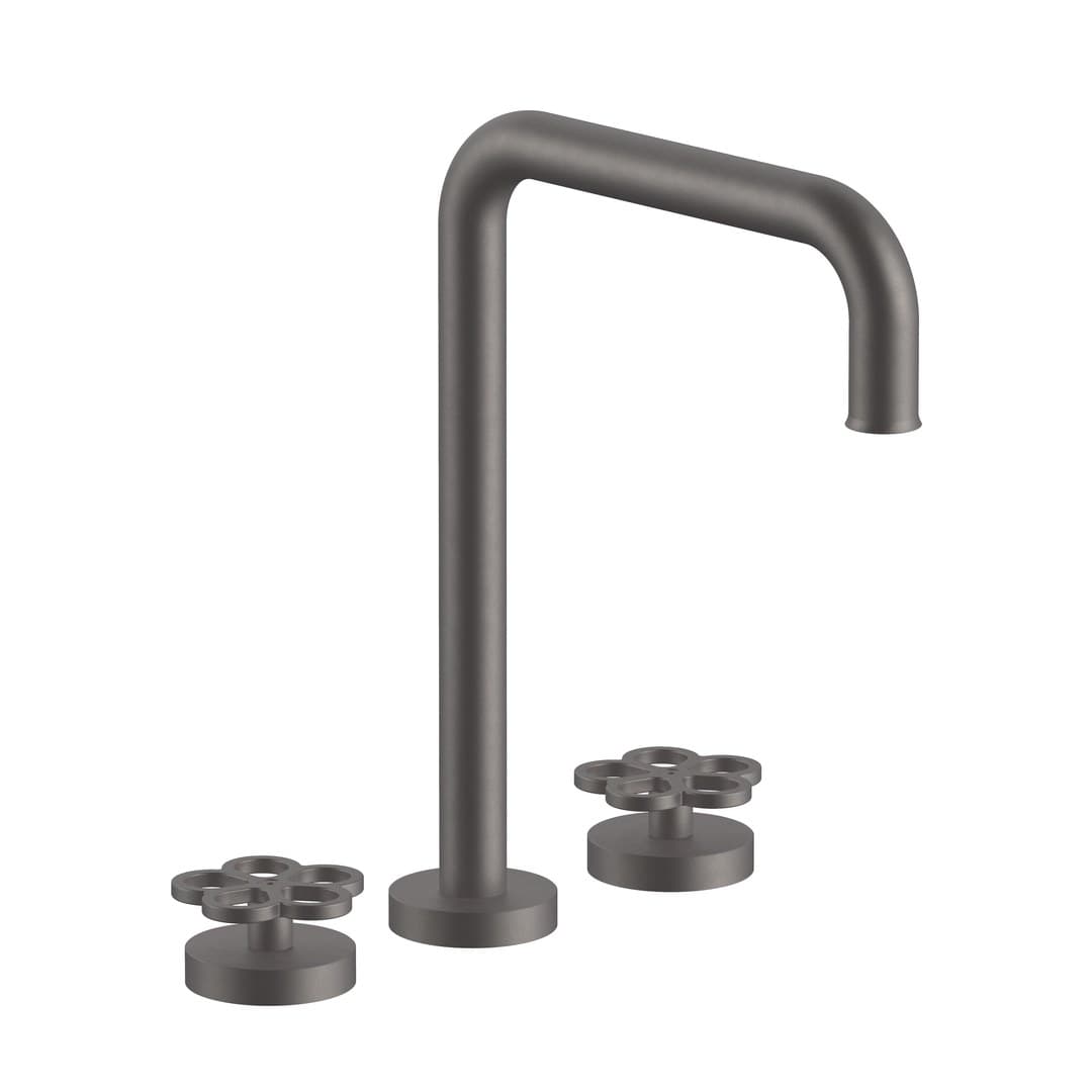 Fantini AW/PIPE – Μπαταρία Νιπτήρα – Matt Gun Metal PVD (20P5T407W)