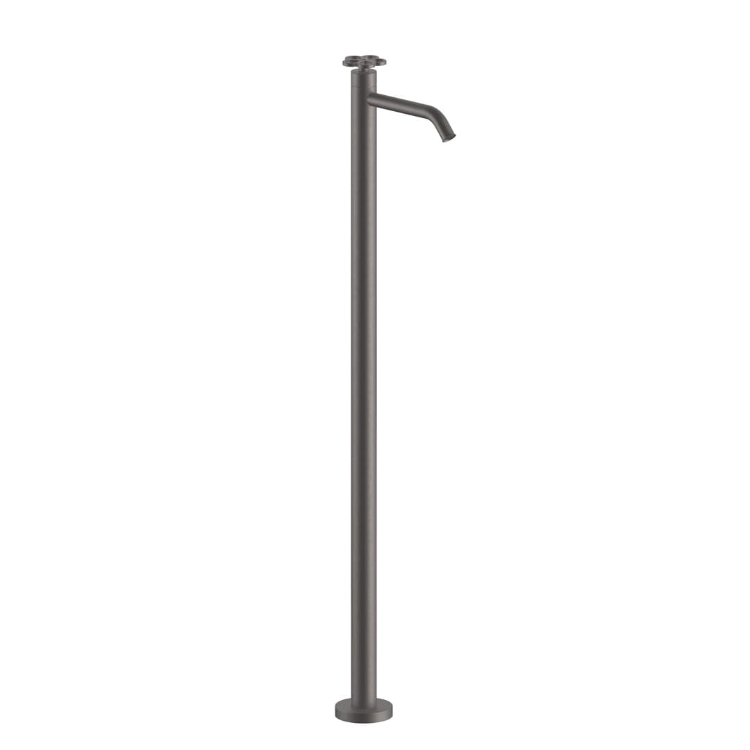 Fantini AW/PIPE – Μπαταρία Νιπτήρα Δαπέδου – Matt Gun Metal PVD (20P5T536B19003336A)