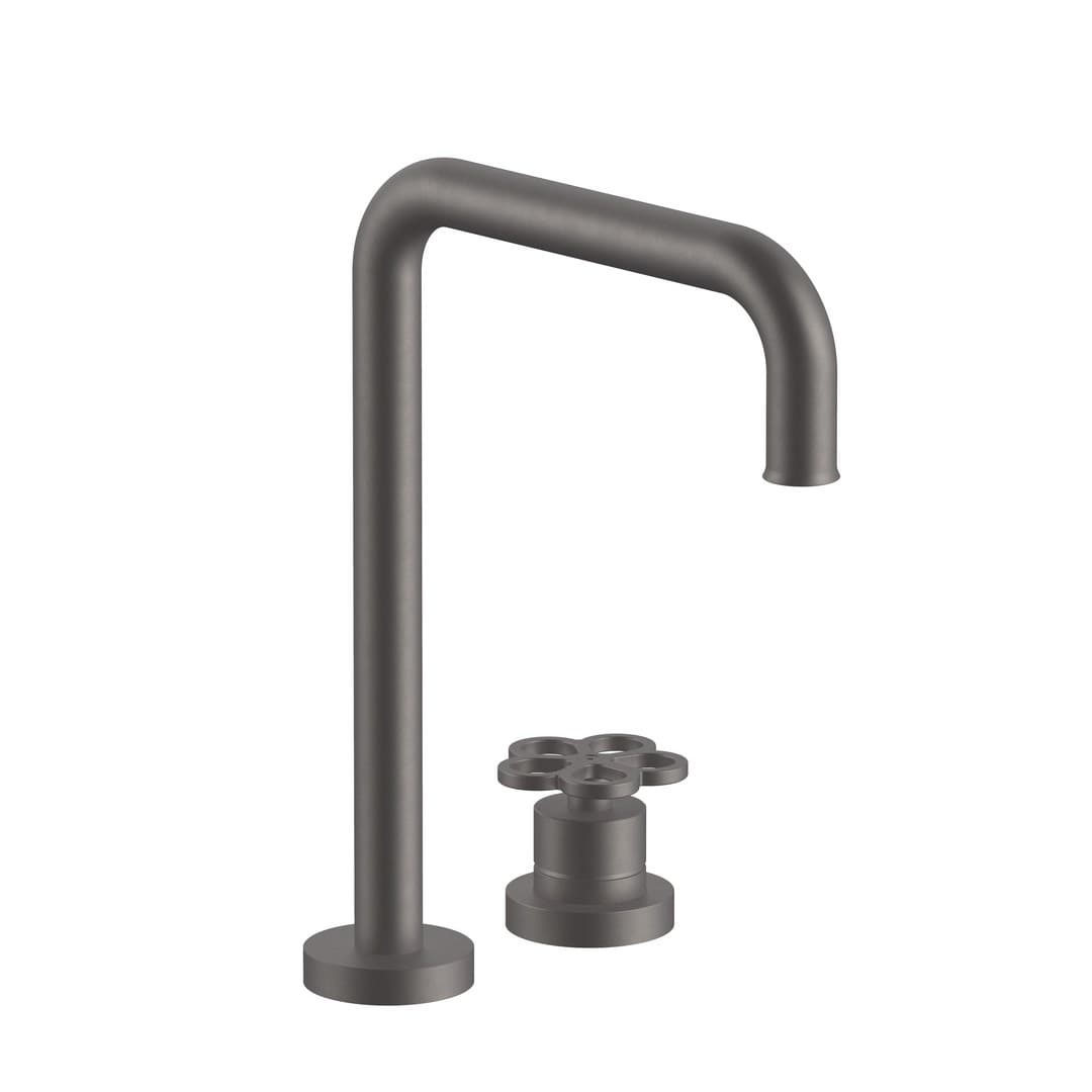 Fantini AW/PIPE – Μπαταρία Νιπτήρα – Matt Gun Metal PVD (20P5T607W)