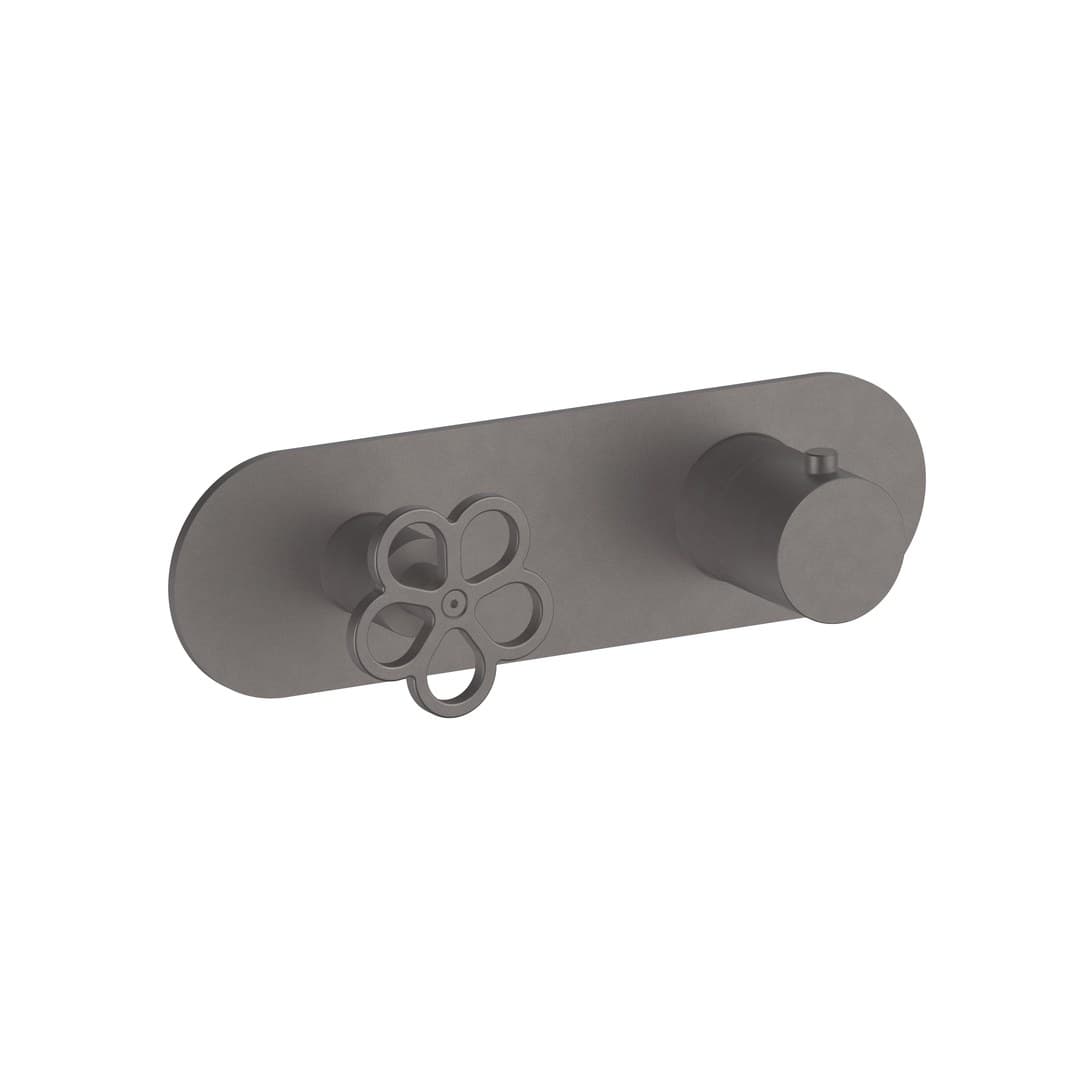 Fantini AW/PIPE – Θερμοστατικός Μίκτης Ντους – Matt Gun Metal PVD (20P5T772B1900D372A)