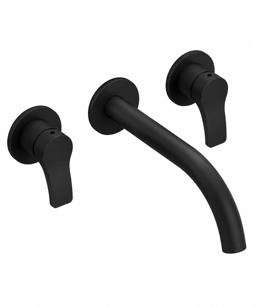 Fantini AL/23 – Μπαταρία Νιπτήρα – Matt Black (2613B913B4400R010A)