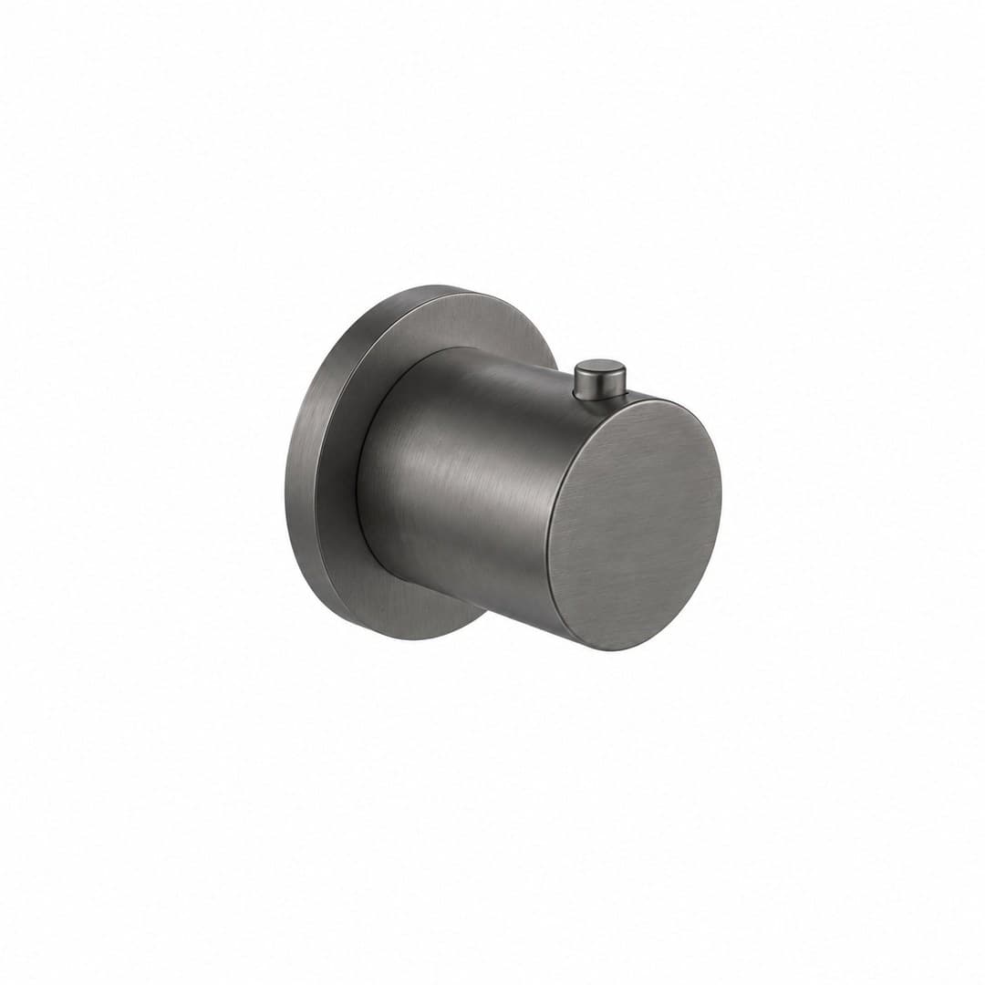 Fantini AL/GARDEN – Trim Εντοιχισμού Ντους – Matt Gun Metal PVD (26P5B600B)