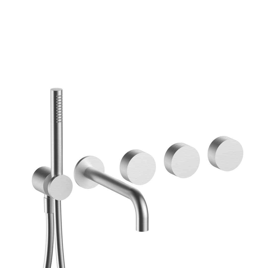 Fantini AF/21 – Μπαταρία Λουτρού – Brushed Stainless Steel (2793A819B4400A819A)