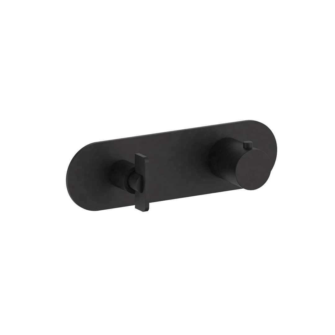 Fantini AL/GARDEN – Θερμοστατικός Μίκτης Ντους – Deep Black PVD (28S1Y773B1900D373A)