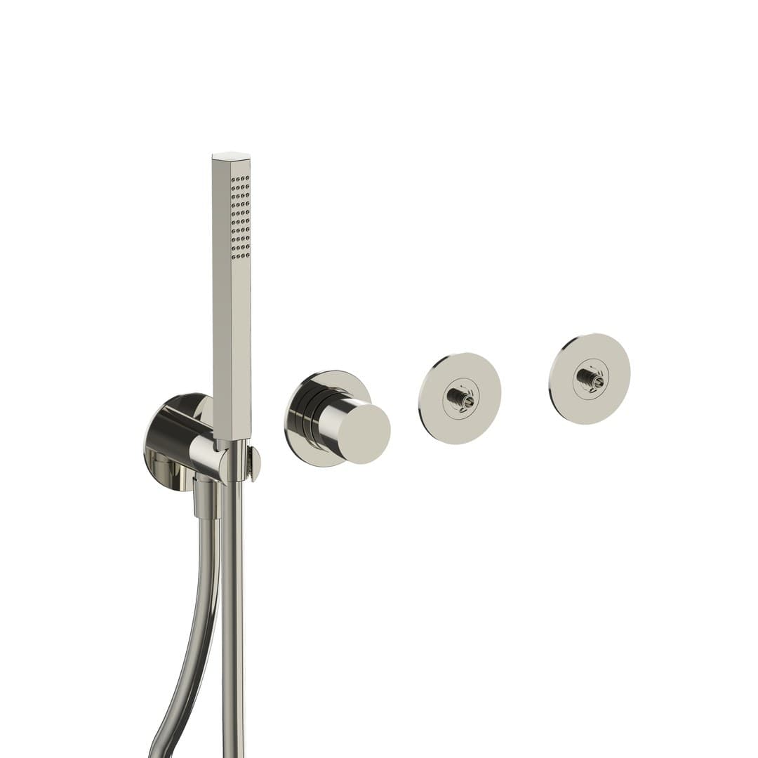 Fantini Venezia – Μπαταρία Λουτρού – Polished Nickel PVD (2995N017SB4400N017A)