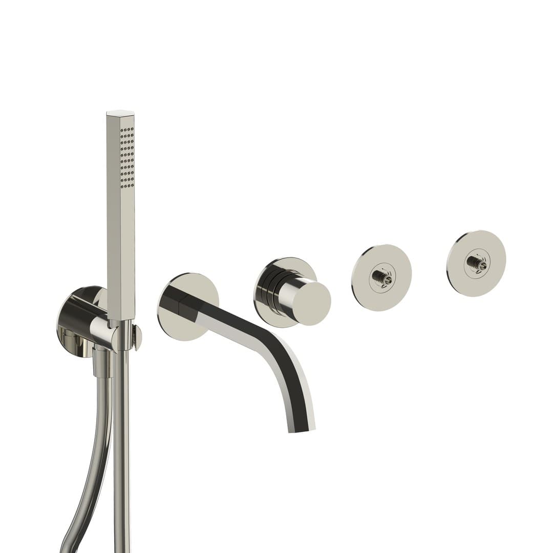 Fantini Venezia – Μπαταρία Λουτρού – Polished Nickel PVD (2995N019SB4400N019A)
