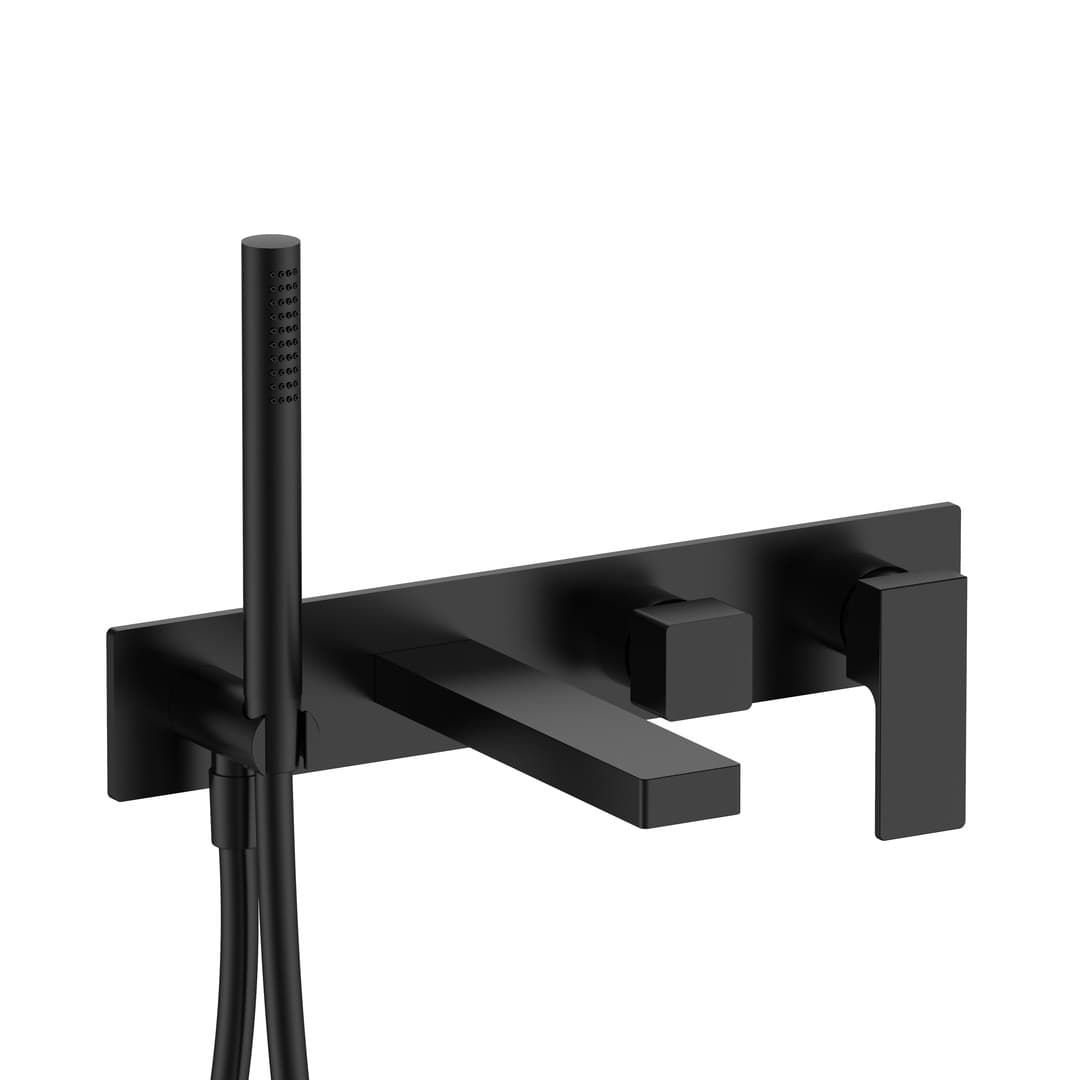 Fantini Mint – Trim Εντοιχισμού Λουτρού – Matt Black (3413F621B)