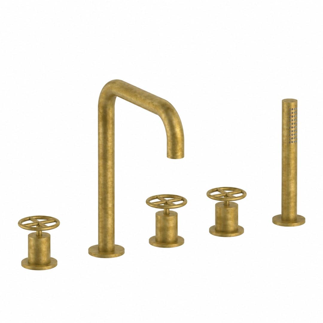 Fantini Fontane Bianche – Μπαταρία Λουτρού – Pure Brass PVD (47Q7P065)