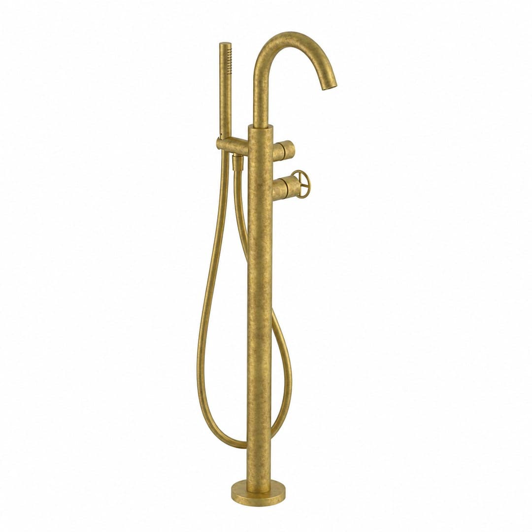 Fantini Fontane Bianche – Μπαταρία Λουτρού – Pure Brass PVD (47Q7P080B4400R080A)