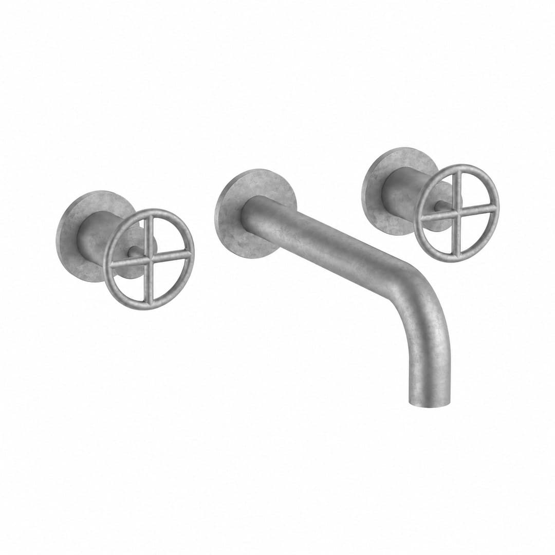 Fantini Fontane Bianche – Μπαταρία Νιπτήρα – Raw Metal PVD (47Q8P013B4400R010A)