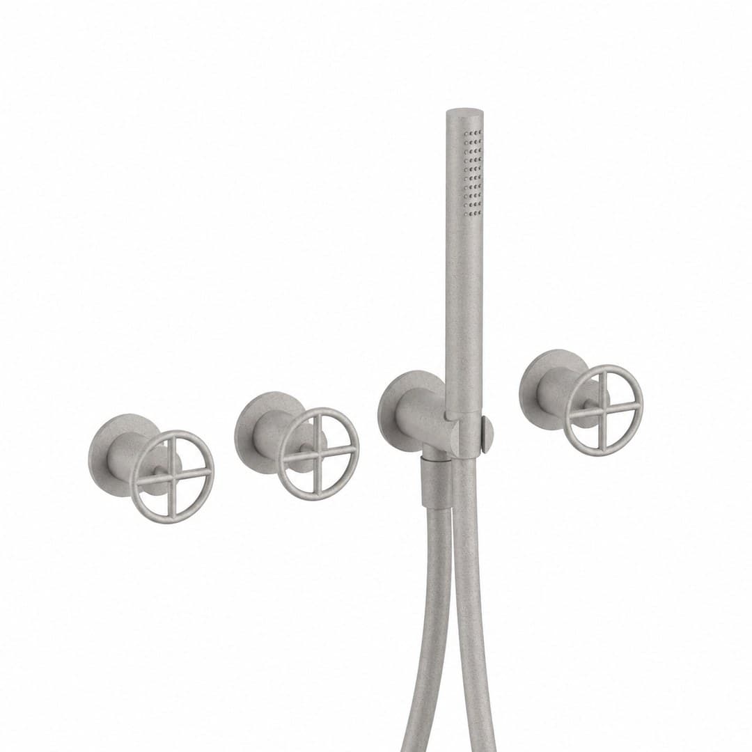 Fantini Fontane Bianche – Μπαταρία Λουτρού – Raw Metal PVD (47Q8P017B4700P017A)
