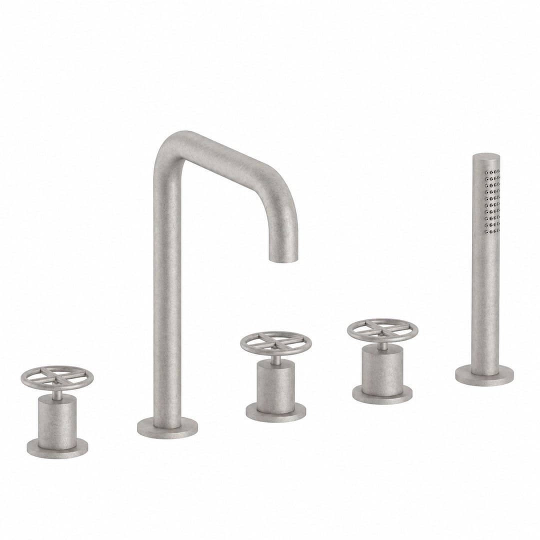 Fantini Fontane Bianche – Μπαταρία Λουτρού – Raw Metal PVD (47Q8P065)
