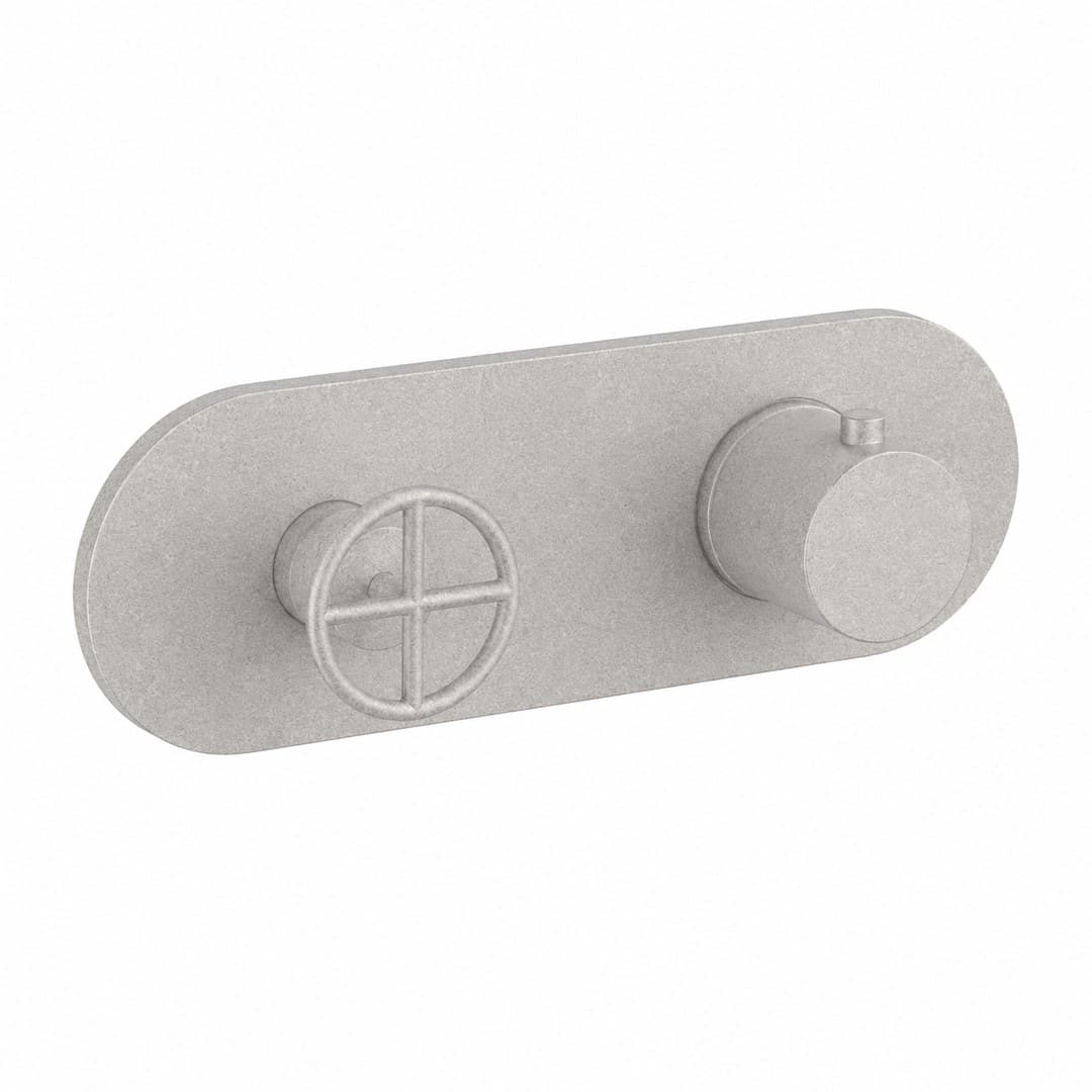 Fantini Fontane Bianche – Θερμοστατικός Μίκτης Ντους – Raw Metal PVD (47Q8P373B1900D373A)